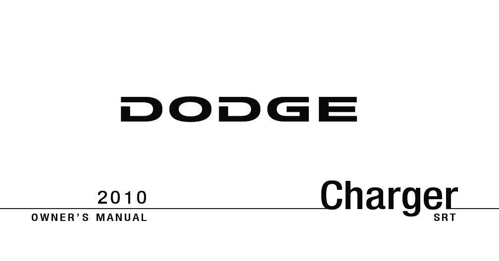 2010 Dodge Charger SRT8 Image