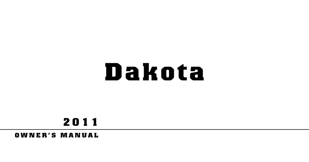 2011 Dodge Dakota Image