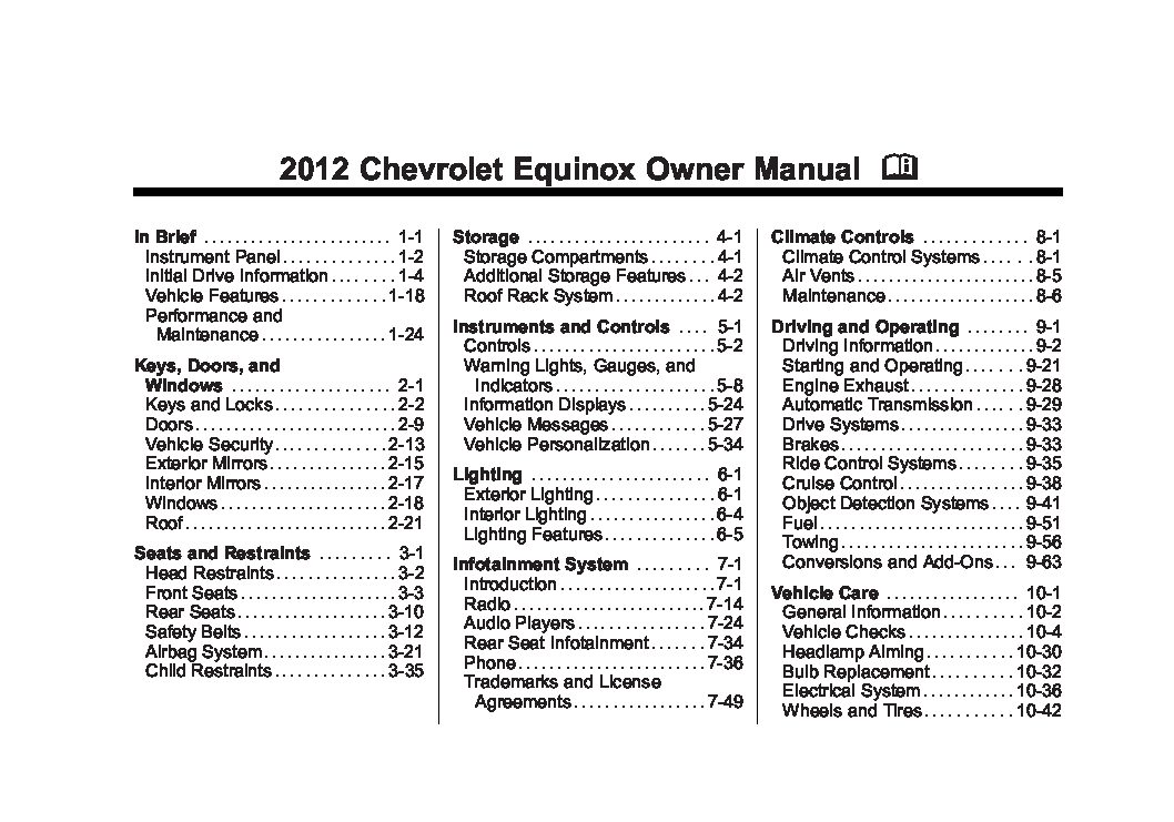 2012 Chevrolet Equinox Image