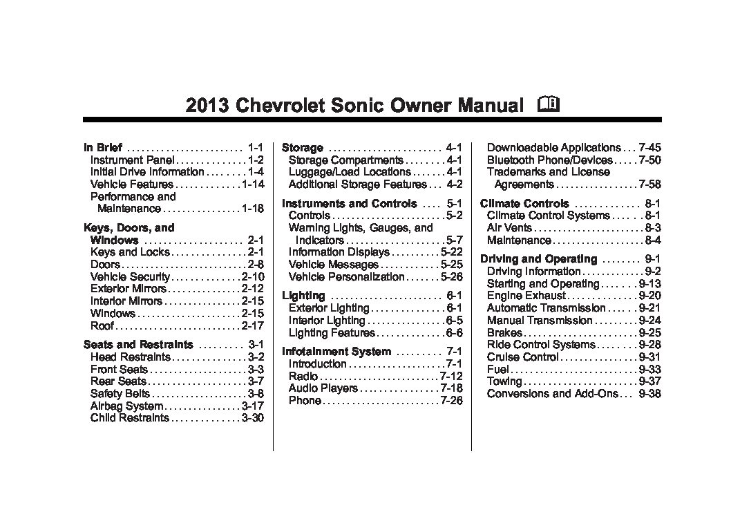 2013 Chevrolet Sonic Image