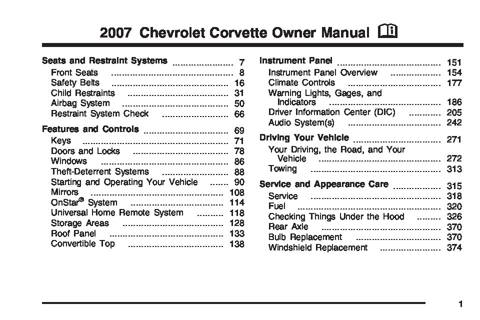 2007 Chevrolet Corvette Image