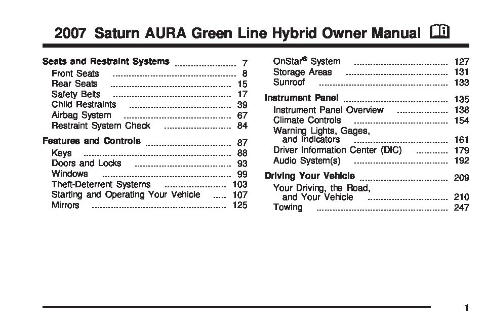2007 Saturn Aura Hybrid Image