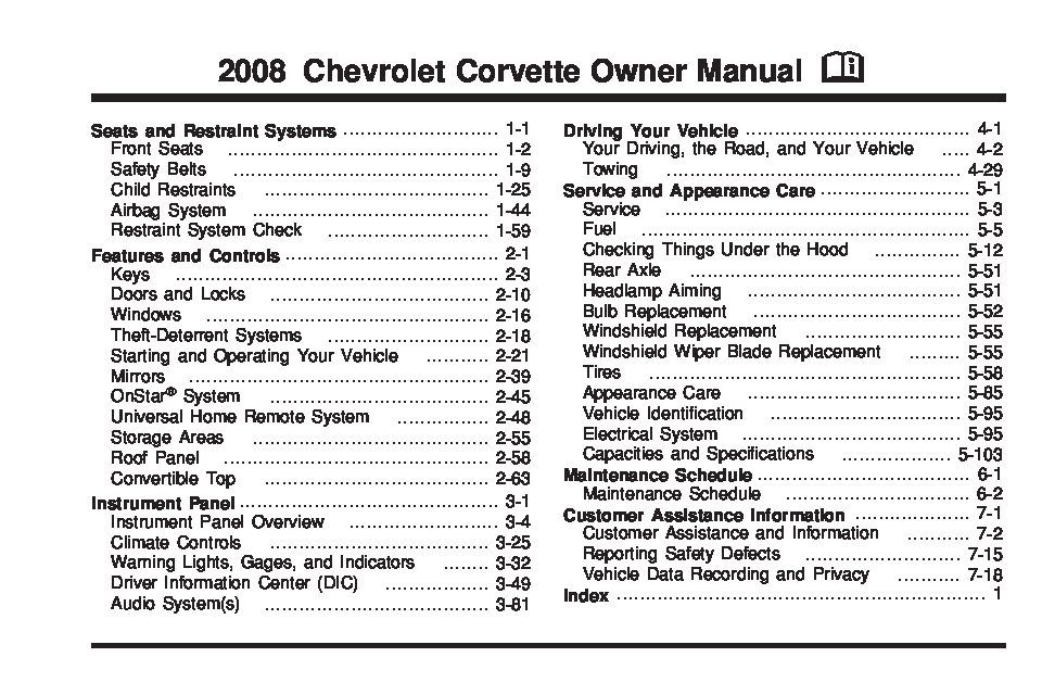 2008 Chevrolet Corvette Image