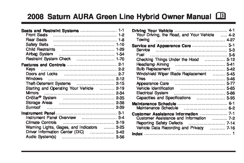 2008 Saturn Aura Hybrid Image