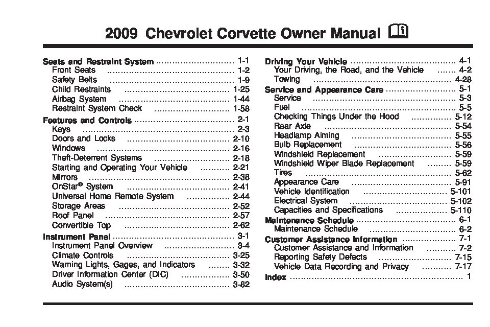 2009 Chevrolet Corvette Image
