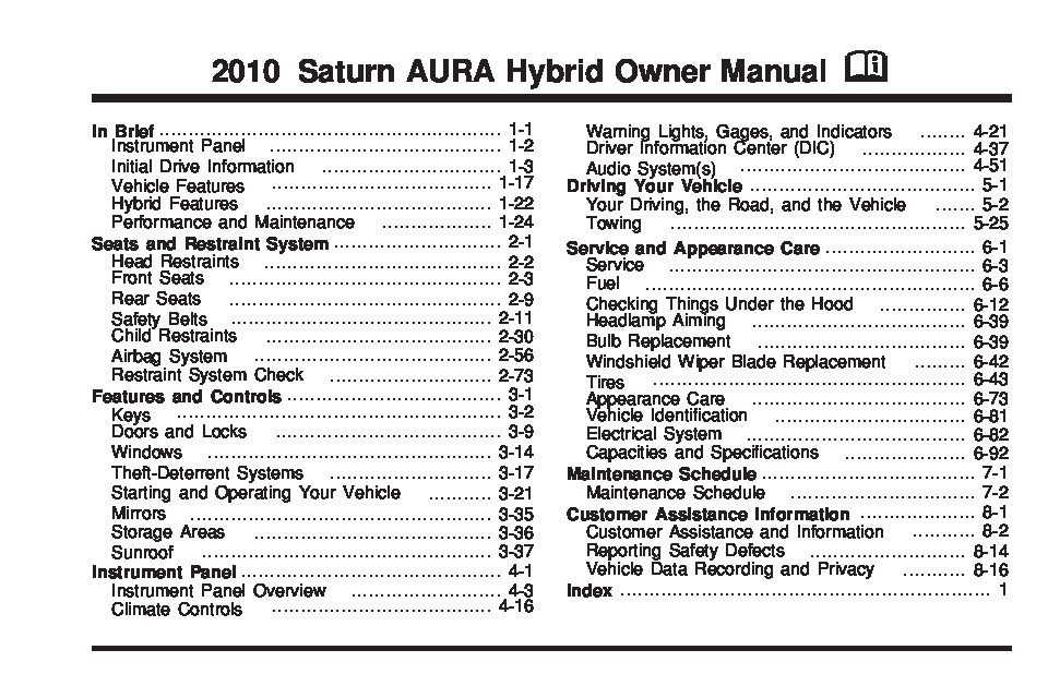 2010 Saturn Aura Hybrid Image