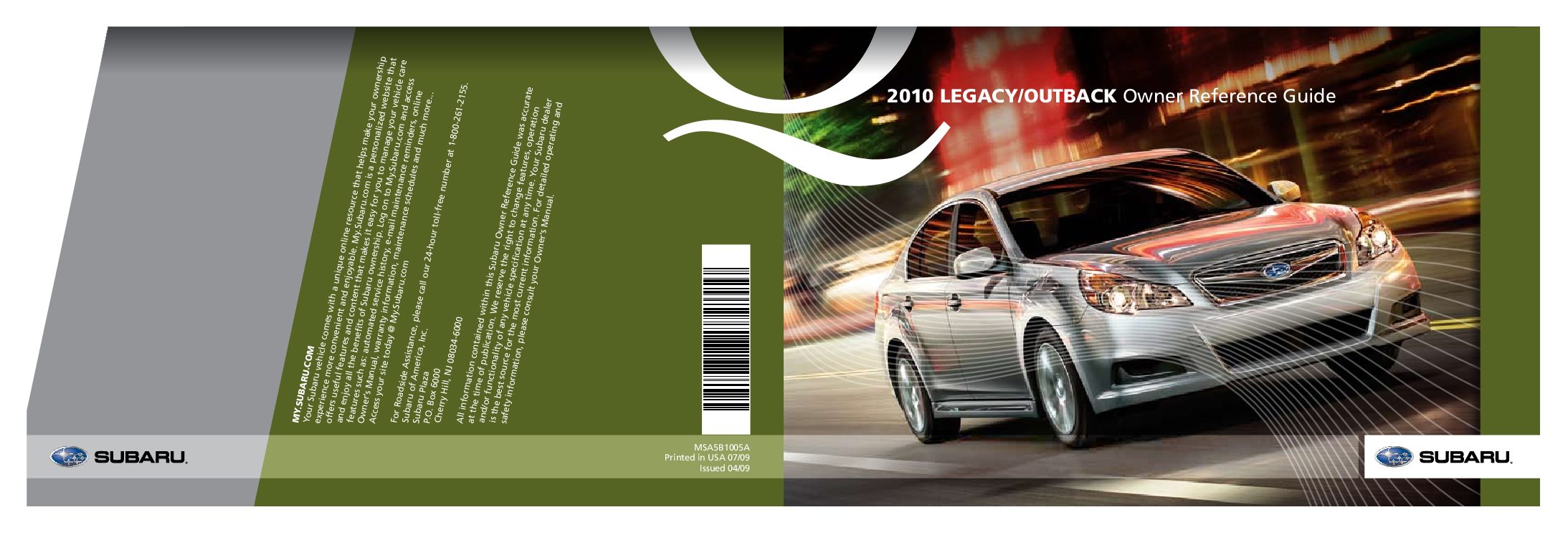 2010 Subaru Legacy Image