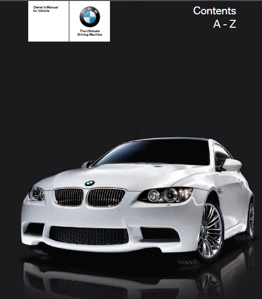 2011 BMW M3 Owner’s Manual Image