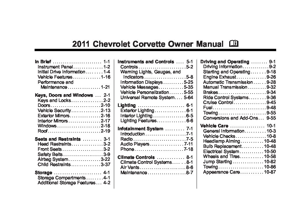 2011 Chevrolet Corvette Image