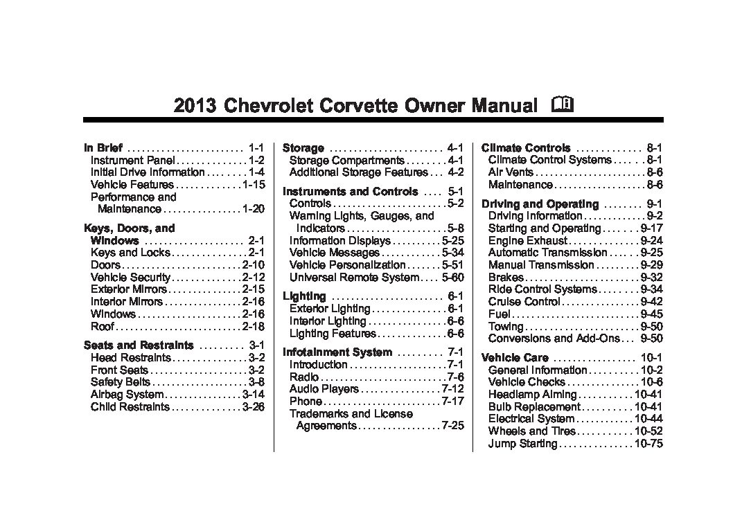 2013 Chevrolet Corvette Image