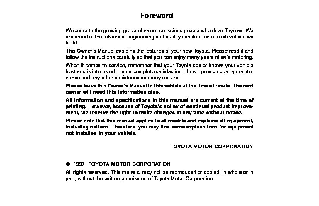 1997 Toyota Corolla Image