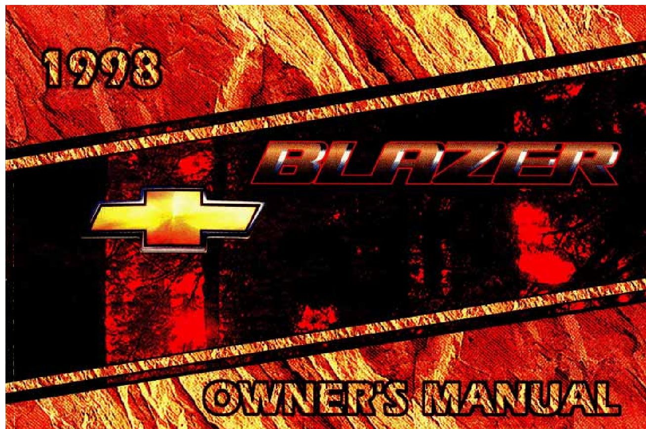 1998 Chevrolet Blazer owner’s manual Image