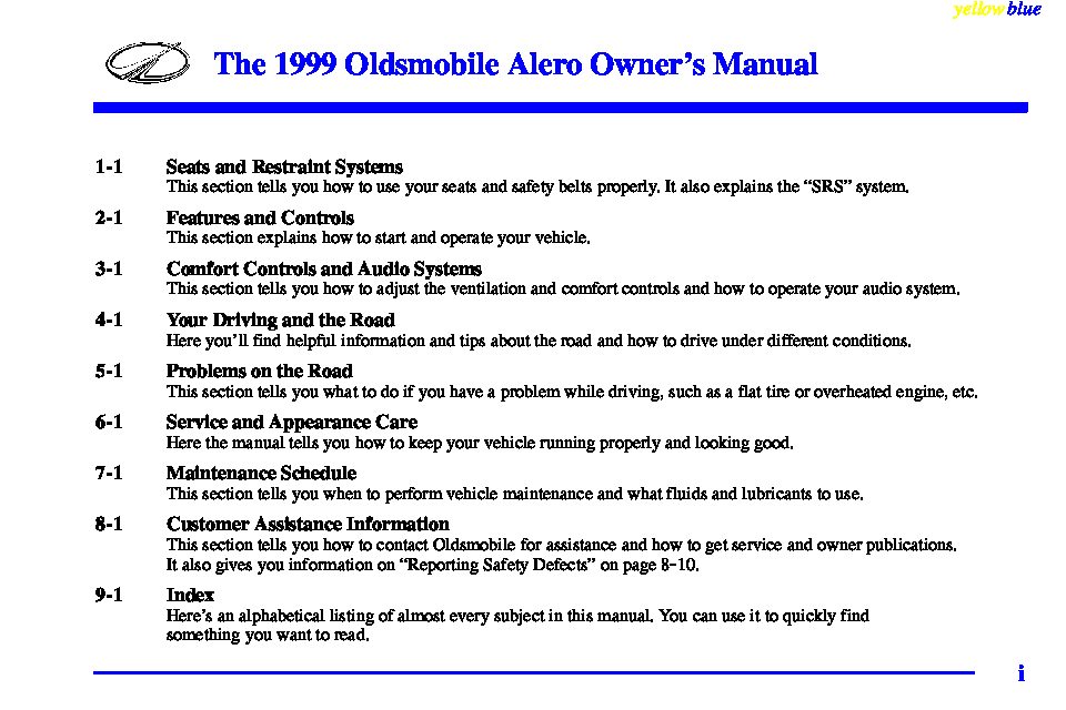 1999 Oldsmobile Alero Image