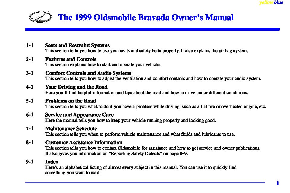 1999 Oldsmobile Bravada Image