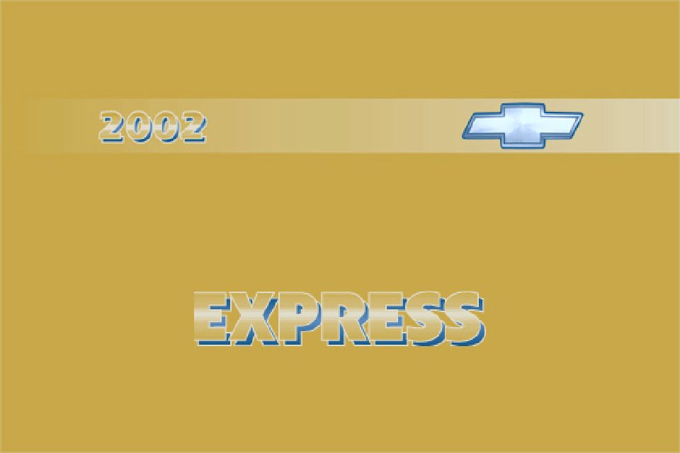 2002 Chevrolet Express Owner’s Manual Image
