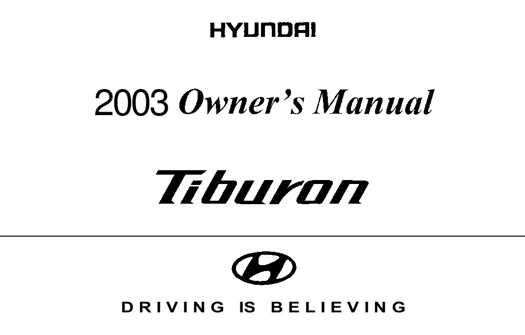 2003 Hyundai Tiburon Image