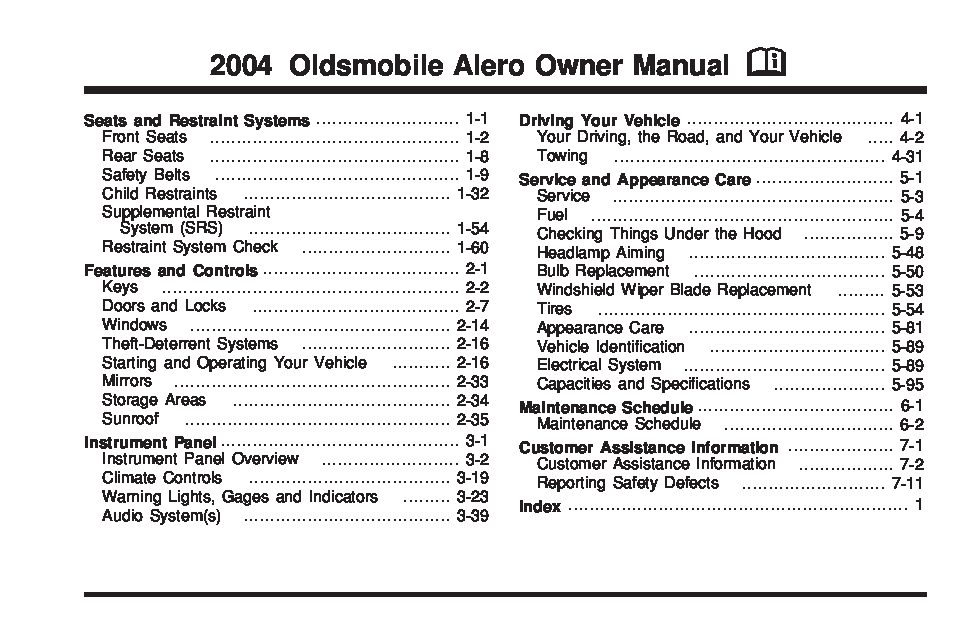 2004 Oldsmobile Alero Image