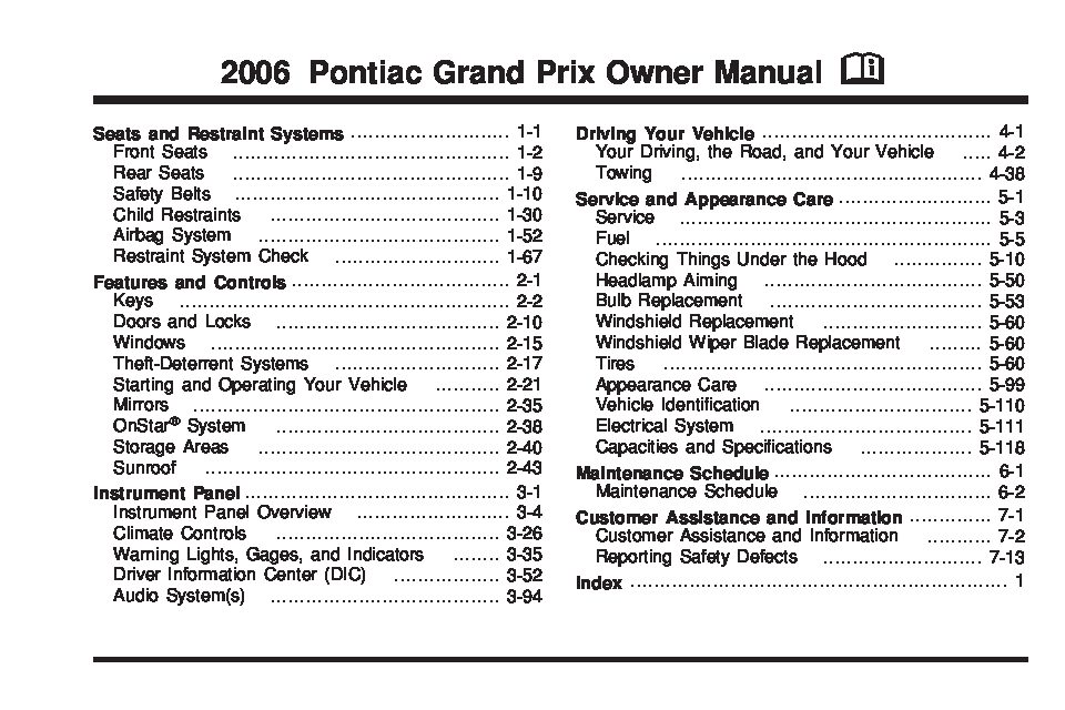 2006 Pontiac Grand-Prix Image