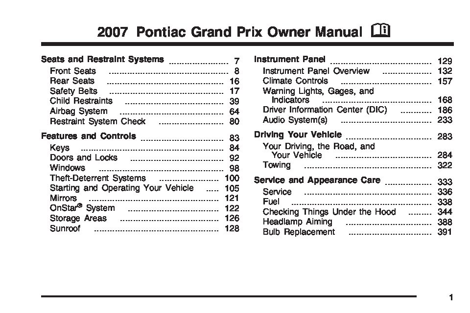 2007 Pontiac Grand-Prix Image