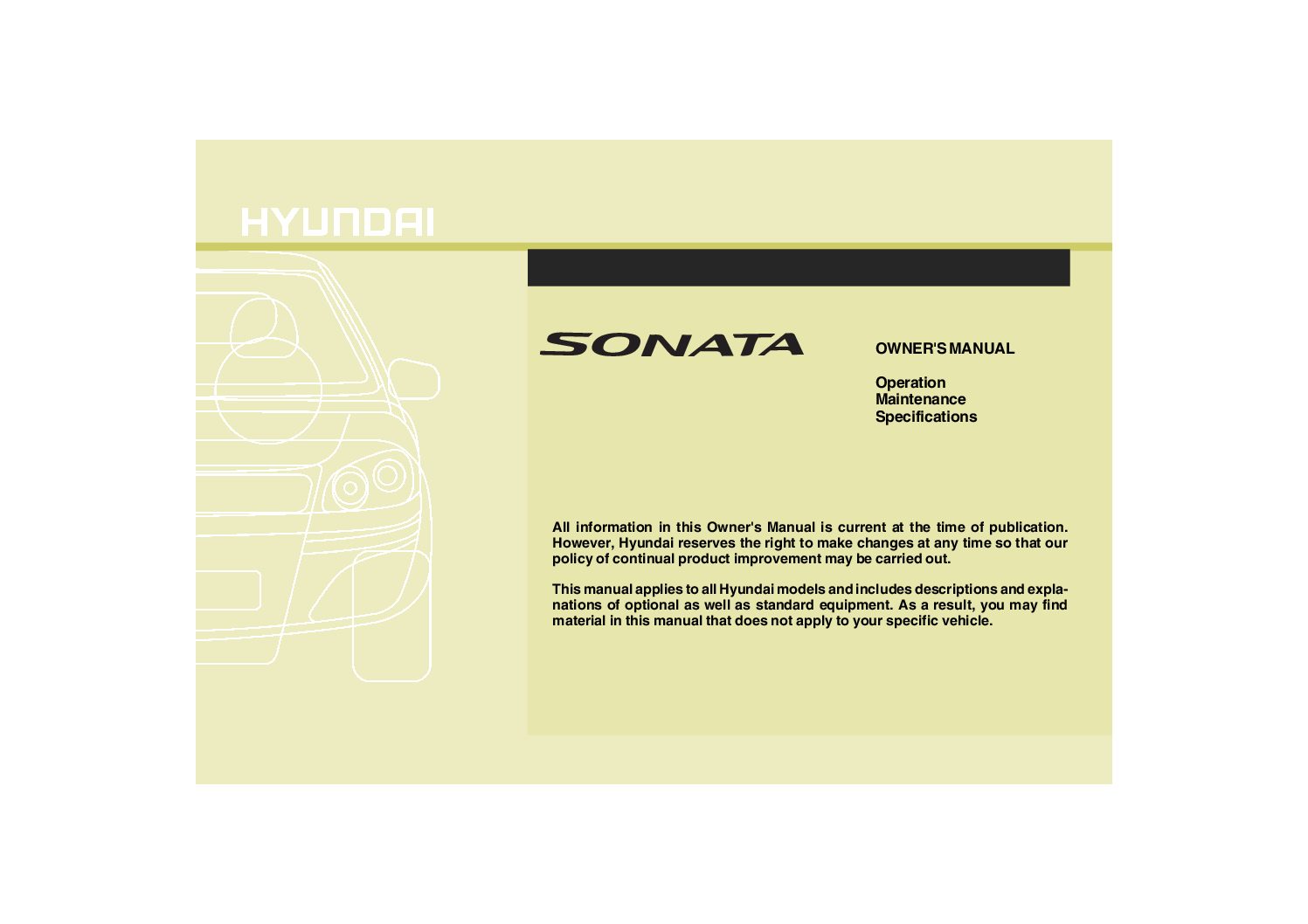2009 Hyundai Sonata Image
