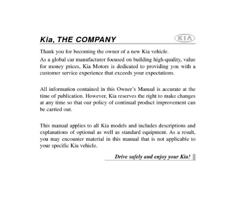 2013 KIA Soul Owners Manual Image