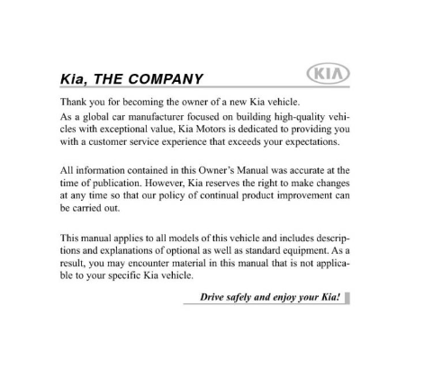 2015 KIA Soul Owners Manual Image