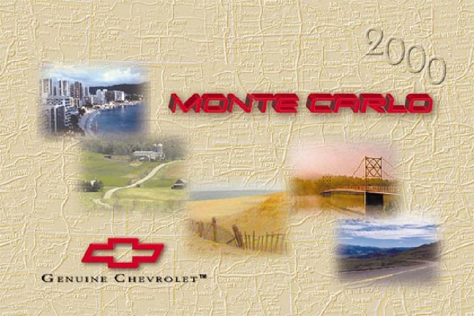 2000 Chevrolet Monte Carlo Owner’s Manual Image