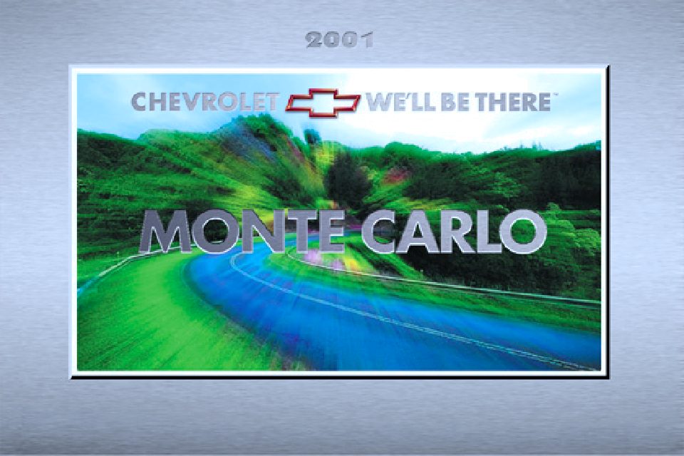 2001 Chevrolet Monte Carlo Owner’s Manual Image