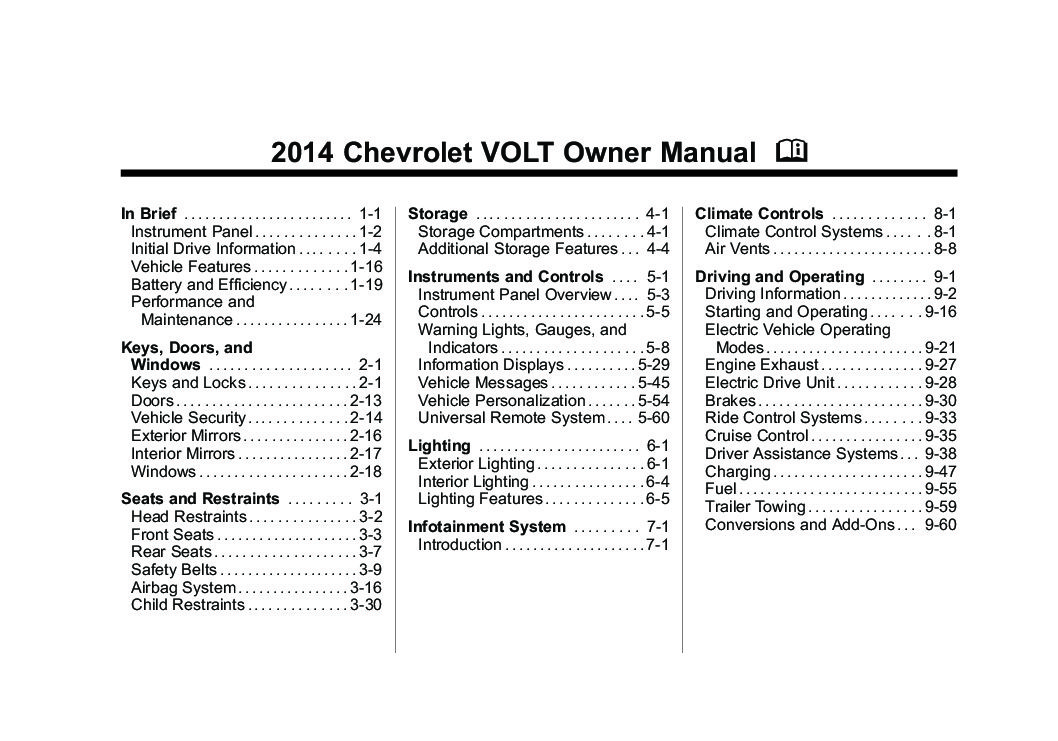 2014 Chevrolet Volt Image