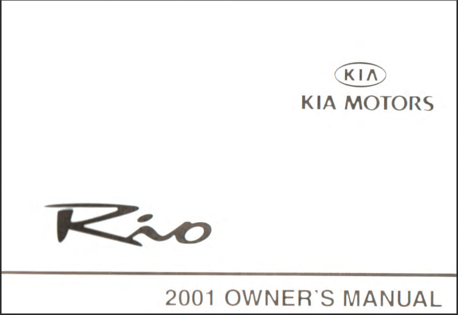 Download 2001 Kia Rio Image