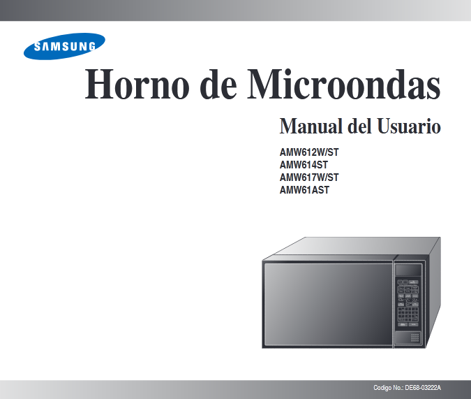 Samsung AMW612W/ST Microwave Oven Image