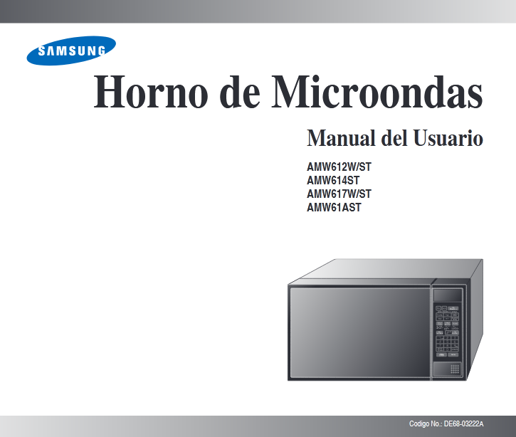 Samsung AMW617W/ST Microwave Oven Image