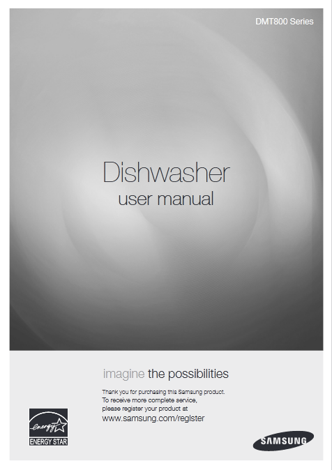 Samsung DMT800 Series Dishwasher Image