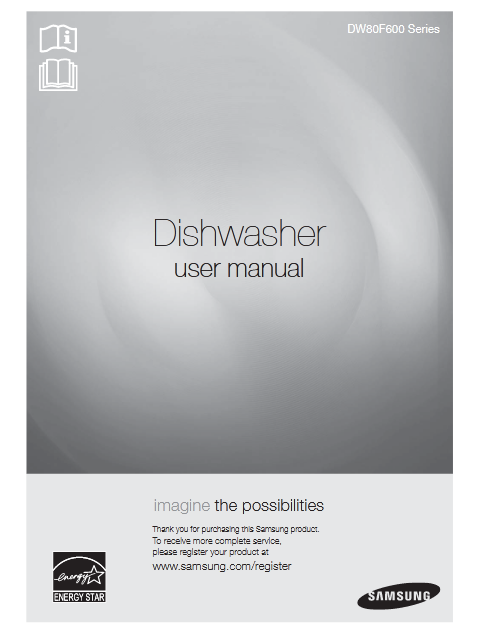 Samsung DW80F600UTW Dishwasher Image