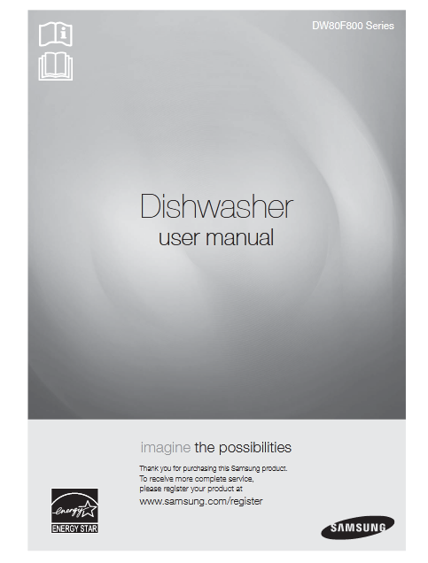 Samsung DW80F800UWS Dishwasher Image