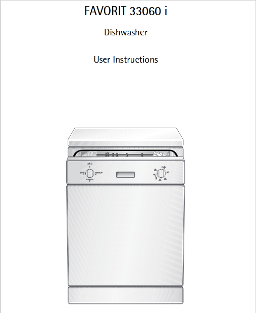 AEG 33060 I Dishwasher Image