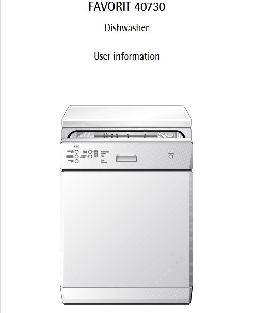 AEG 40730 Dishwasher Image