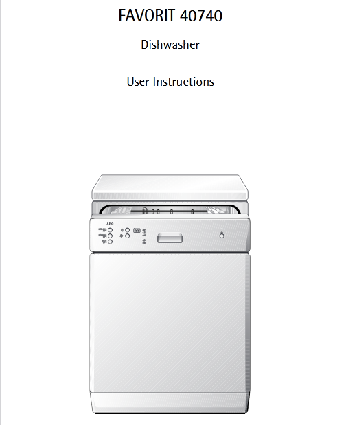 AEG 40740 Dishwasher Image