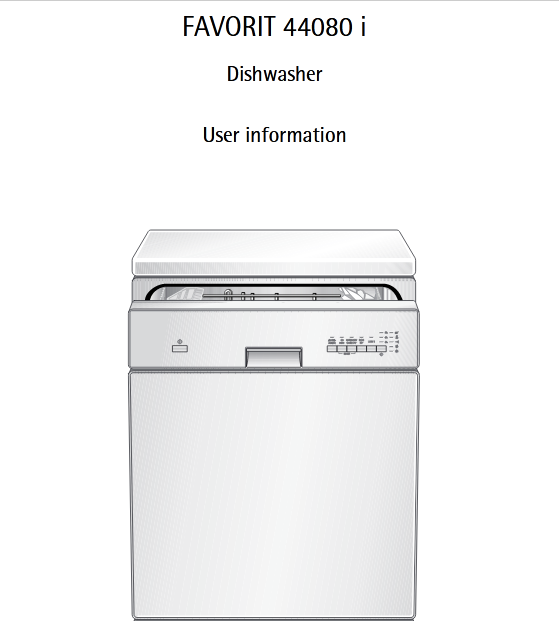 AEG 44080 I Dishwasher Image