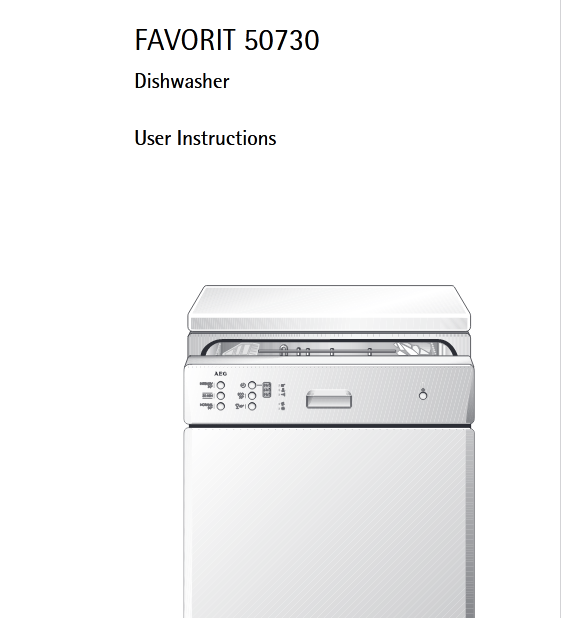 AEG 50730 Dishwasher Image