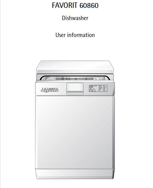 AEG 60860 Dishwasher Image
