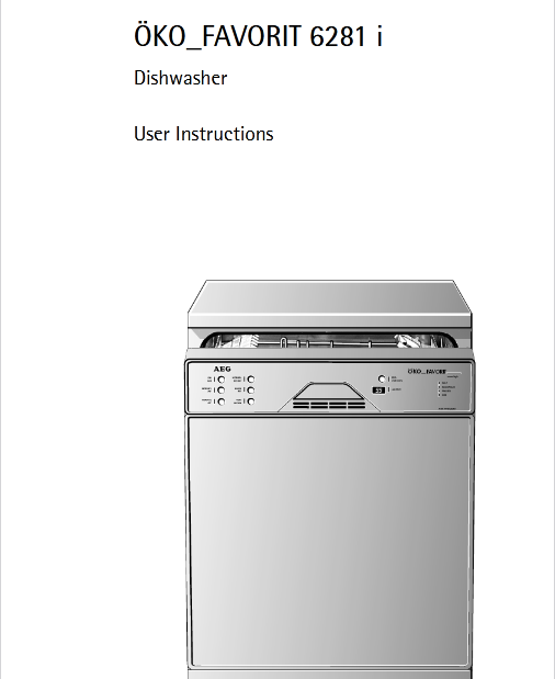 AEG 6281 I Dishwasher Image
