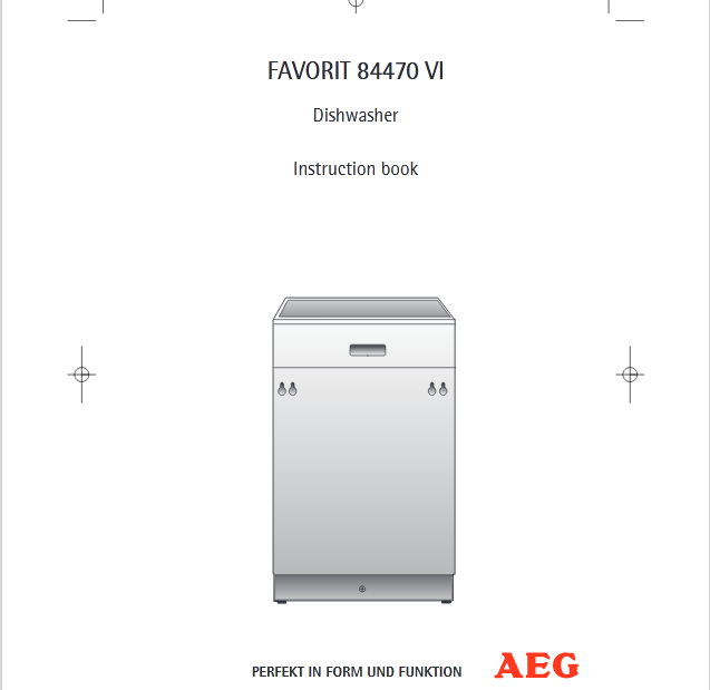 AEG 84470 VI Dishwasher Image