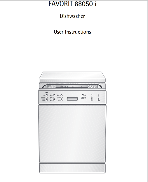 AEG 88050 I Dishwasher Image