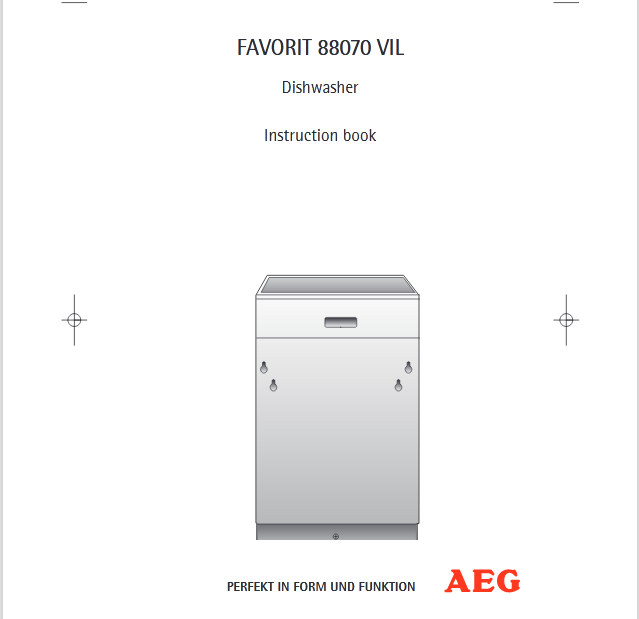 AEG 88070 Dishwasher Image