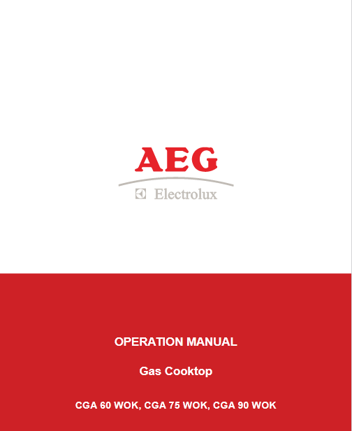 AEG CGA 60 WOK Cooktop Image