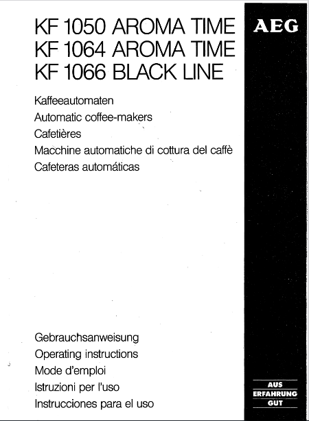 AEG KF 1064 Coffeemaker Image