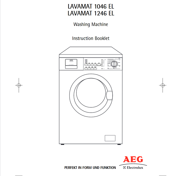 AEG 1246 EL Washer Image