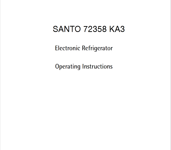 AEG 72358-KA3 Refrigerator Image