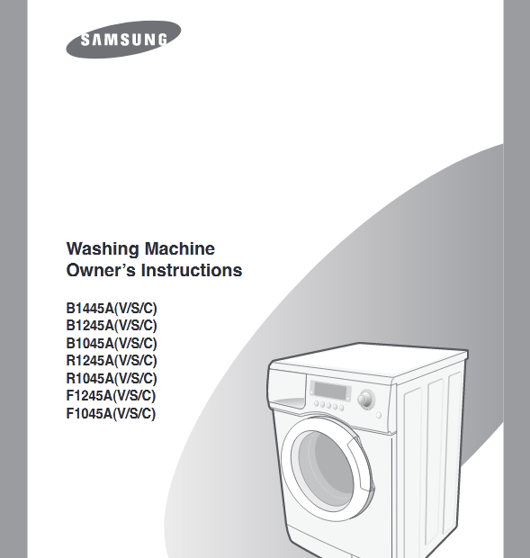 Samsung B1045A(V/S/C) Washer Image